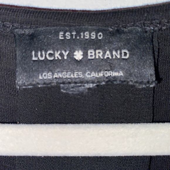 Lucky Brand Detailed Embroidered Boho Lightweight Blouse - Picture 2 of 6